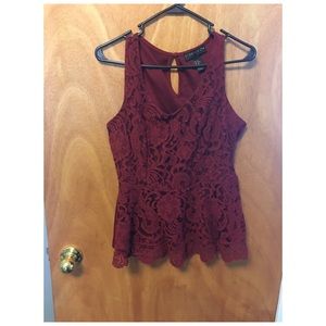 FOREVER 21 + Peplum style Top